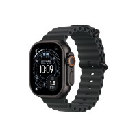 Умные часы Apple Watch Ultra 3 (2025) GPS + Cellular, 49 мм, корпус из черного титана, ремешок Ocean Band черного цвета