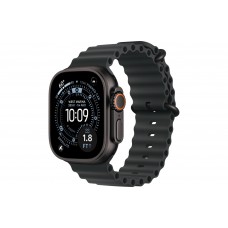 Умные часы Apple Watch Ultra 3 (2025) GPS + Cellular, 49 мм, корпус из черного титана, ремешок Ocean Band черного цвета