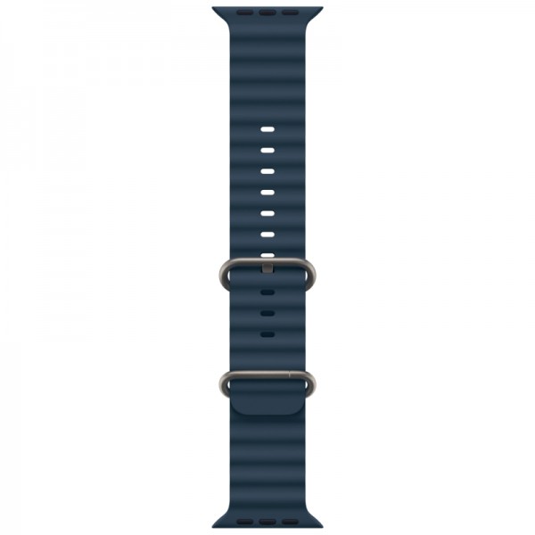 Умные часы Apple Watch Ultra 2 (2024) GPS + Cellular, 49 мм, корпус из бежевого титана, ремешок Ocean Band Navy синего цвета