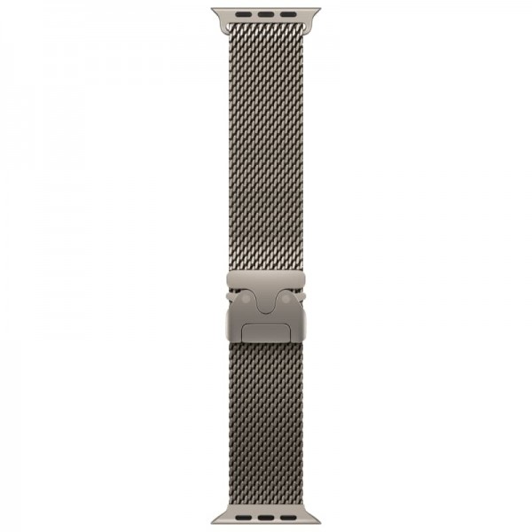 Умные часы Apple Watch Ultra 2 (2024) с GPS + Cellular, 49 мм, бежевый титановый корпус и ремешок Natural Titanium Milanese Loop