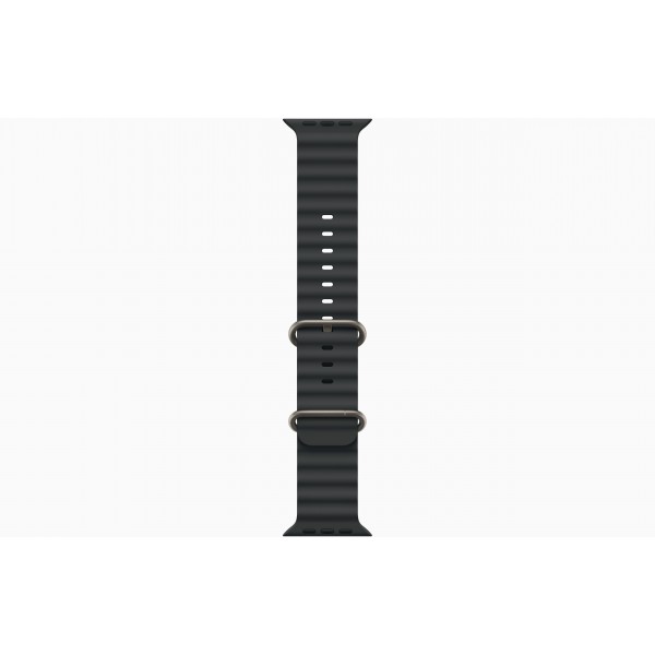 Умные часы Apple Watch Ultra 2 (2024) с GPS и Cellular, 49 мм, бежевый титановый корпус и черный ремешок Ocean Band