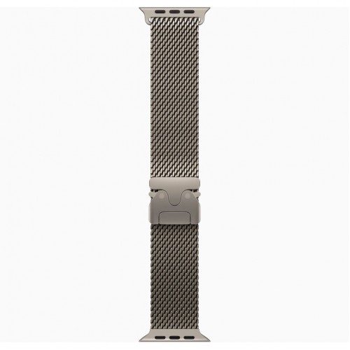 Умные часы Apple Watch Ultra 2 (2024) GPS + Cellular, 49 мм, корпус из бежевого титана, ремешок Natural Titanium Milanese Loop, M