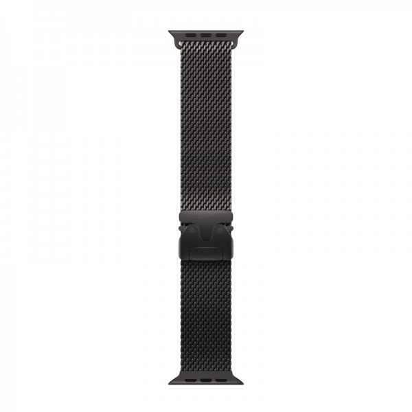 Умные часы Apple Watch Ultra 2 (2024) GPS + Cellular, 49 мм, корпус из черного титана, ремешок Black Titanium Milanese Loop, L
