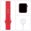 Умные часы Apple Watch Series 6 44 мм, красный корпус, sport band red