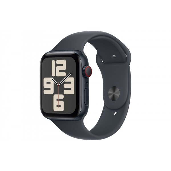 Умные часы Apple Watch SE 2 (2024) с GPS и Cellular, 44мм, алюминиевый корпус Midnight
