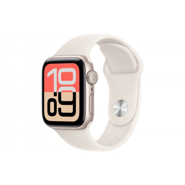 Умные часы Apple Watch SE 3 (2025) 44mm Starlight Aluminum Case with Starlight Sport Band M/L