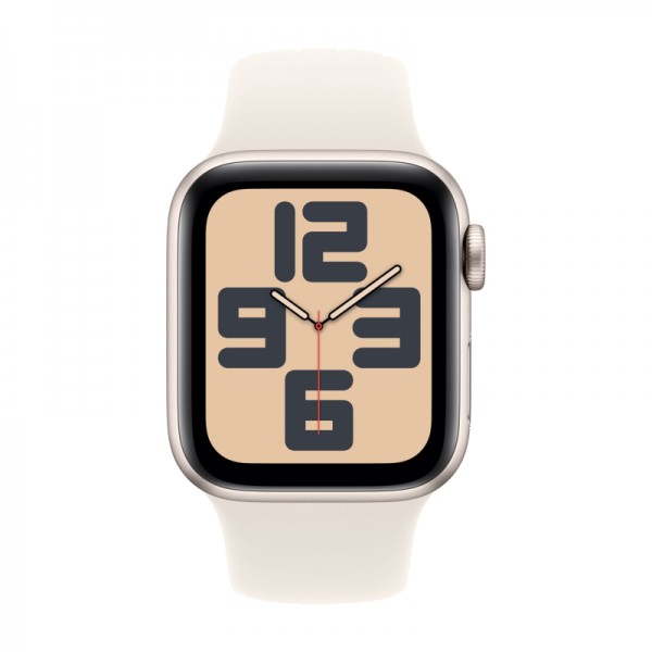 Купить Умные часы Apple Watch SE 2 (2024) 44mm Starlight Aluminum Case with Starlight Sport Band S/M AE в Москве