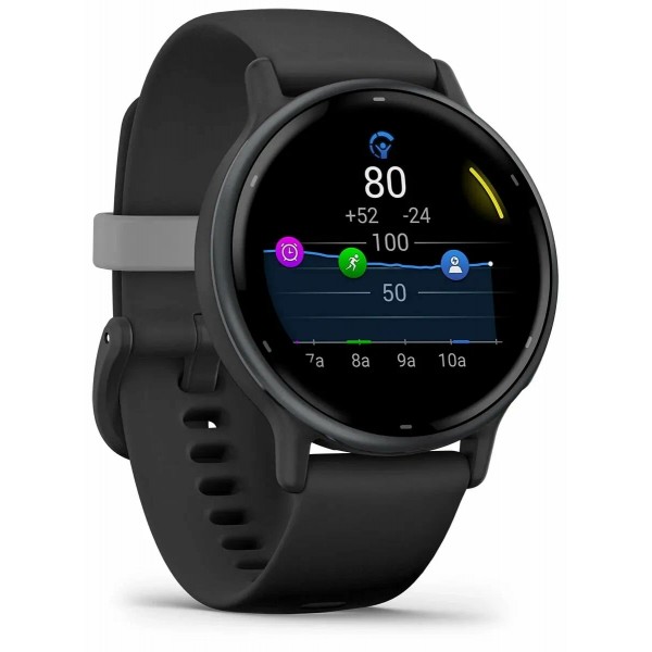 Умные часы Garmin Vivoactive 5, черный (010-02862-10)