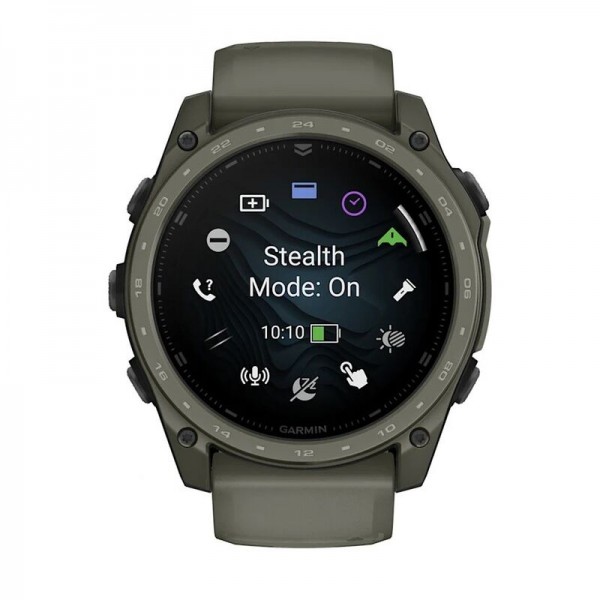 Умные часы Garmin Tactix 8 51mm Amoled Cerakote Sapphire Olive 010-04553-11
