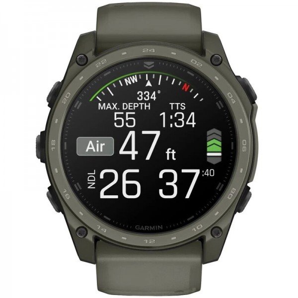 Умные часы Garmin Tactix 8 51mm Amoled Cerakote Sapphire Olive 010-04553-11