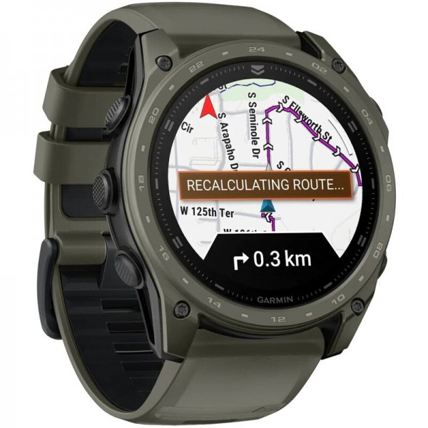 Умные часы Garmin Tactix 8 51mm Amoled Cerakote Sapphire Olive 010-04553-11