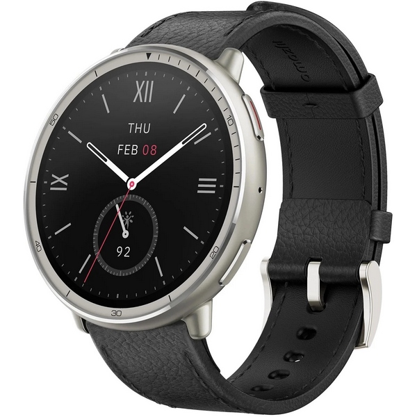 Умные часы Amazfit Active 2 Black Leather (Черный)