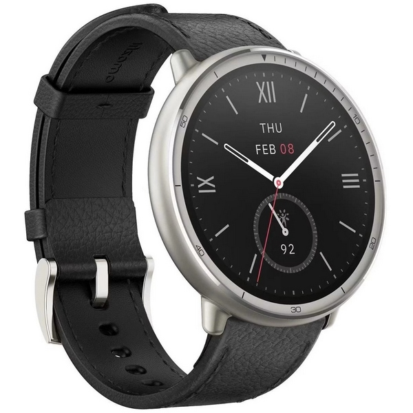 Умные часы Amazfit Active 2 Black Leather (Черный)