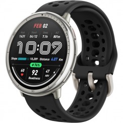 Умные часы Amazfit Active 2 Black Sport Silicone (Черный)