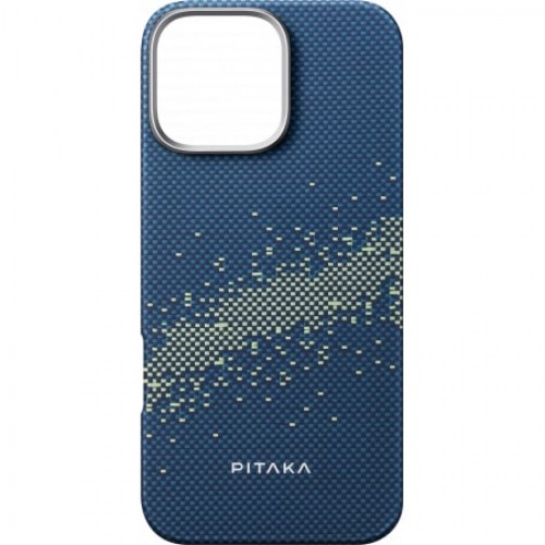 Чехол PITAKA StarPeak Tactile Woven Case для iPhone 16 Pro 6.3", принт млечный путь (Milky way galaxy)