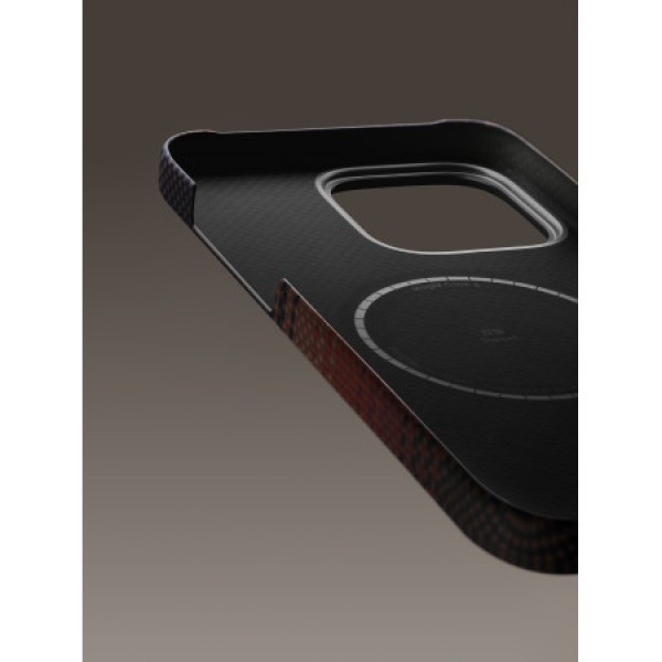 Чехол PITAKA Ultra-Slim Case (PitaTap) для iPhone 16 Pro Max, принт закат (Sunset) (KI1602SUM)