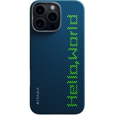 Чехол PITAKA Pitaka Tactile Woven для iPhone 16 Pro Max, Hello World (KI1602HWTP)