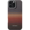  Чехол PITAKA Tactile Woven Case для iPhone 16 Pro 6.3", принт закат (Sunset) KI1601SU