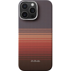 Чехол Pitaka Ultra-Slim Case (PitaTap) для iPhone 16 Pro, принт закат (Sunset) KI1602SU