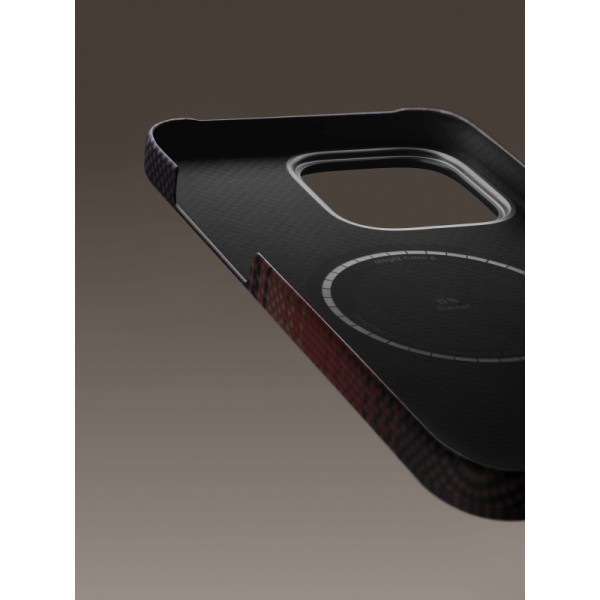 Чехол Pitaka Ultra-Slim Case (PitaTap) для iPhone 16 Pro, принт закат (Sunset) KI1602SU