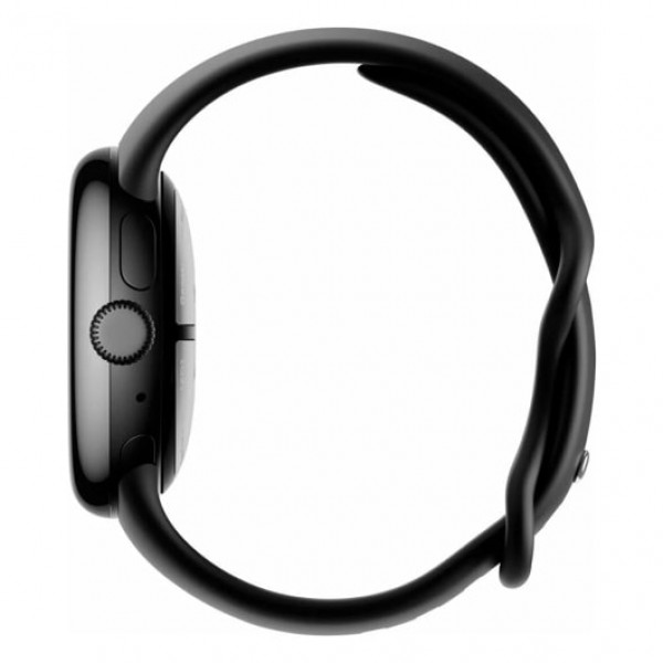 Умные часы Google Pixel Watch 2 LTE в матовом черном алюминиевом корпусе с активным браслетом Obsidian