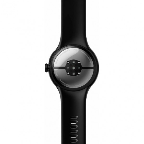 Умные часы Google Pixel Watch 2 LTE в матовом черном алюминиевом корпусе с активным браслетом Obsidian