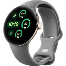 Умные часы Google Pixel Watch 3 WiFi 41 mm Champagne Gold Aluminum Case / Hazel Active Band, US