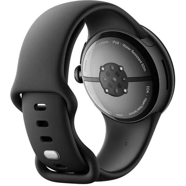 Умные часы Google Pixel Watch 3 41 мм: Стильный Matte Black с Obsidian Active Band