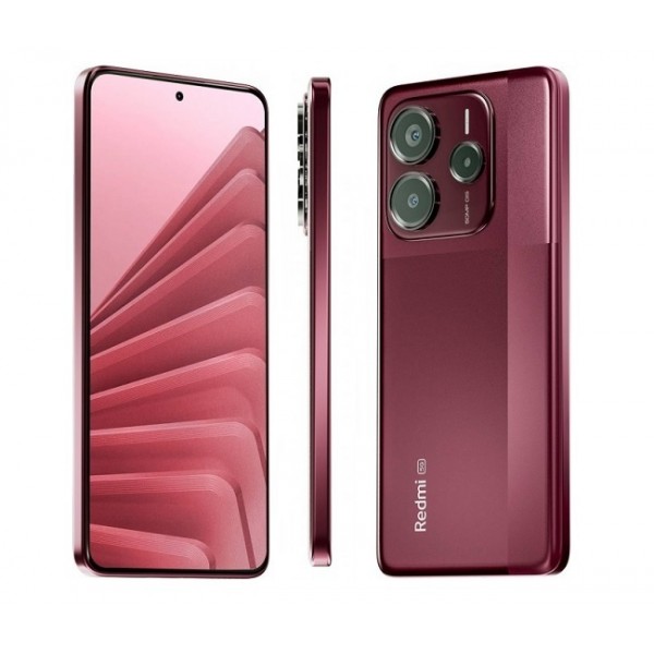 Смартфон Xiaomi Redmi Note 14 8/256 ГБ, 5G, NFС, Dual nano SIM, бордовый