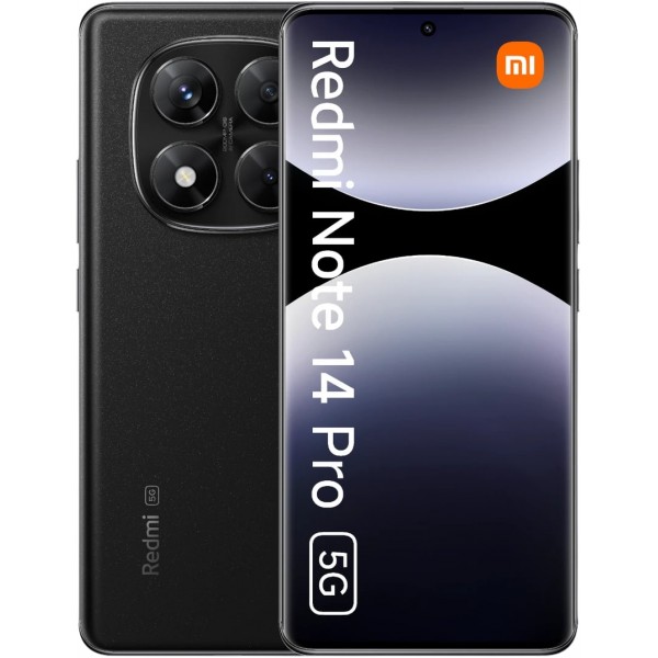 Смартфон Xiaomi Redmi Note 14 Pro 12/512 ГБ EU, 5G, NFC, NanoSIM + nanoSIM/eSIM, черный