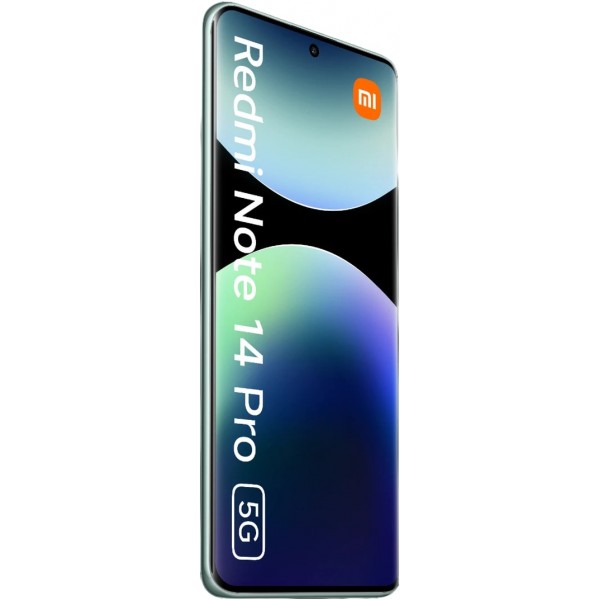 Смартфон Xiaomi Redmi Note 14 Pro 8/256 ГБ EU, 5G, NFC, NanoSIM + nanoSIM/eSIM, зеленый