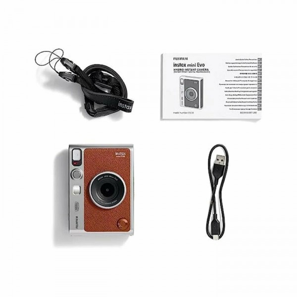 Фотоаппарат моментальной печати Fujifilm Instax Mini Evo Brown