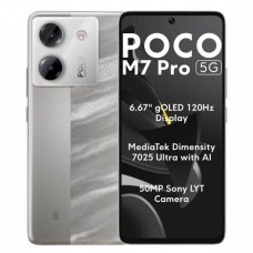 Смартфон POCO M7 Pro 5G 12/512GB Lunar Dust (Серебристый) (без ЗУ)