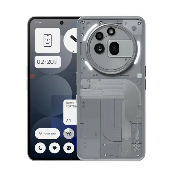 Смартфон Nothing Phone (3A) Pro 12/256 Грей: Стиль и производительность в одном устройстве