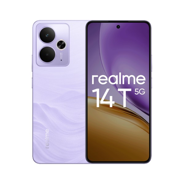 Смартфон Realme 14T 8/128 ГБ, Dual nano SIM, фиолетовый