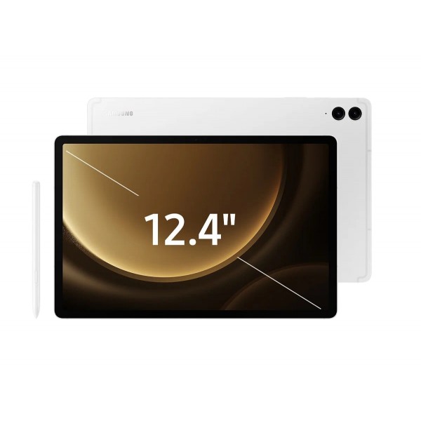 Планшет Samsung Galaxy Tab S9 FE Plus Wi-Fi 8/128ГБ, серебристый (SM-X610B)