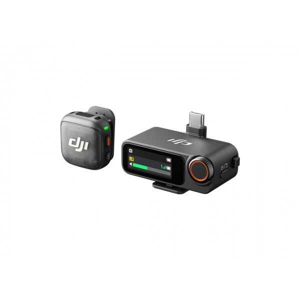 Беспроводной микрофон DJI Mic 3 (1 TX + 1 RX), черный