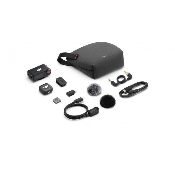 Беспроводной микрофон DJI Mic 3 (1 TX + 1 RX), черный