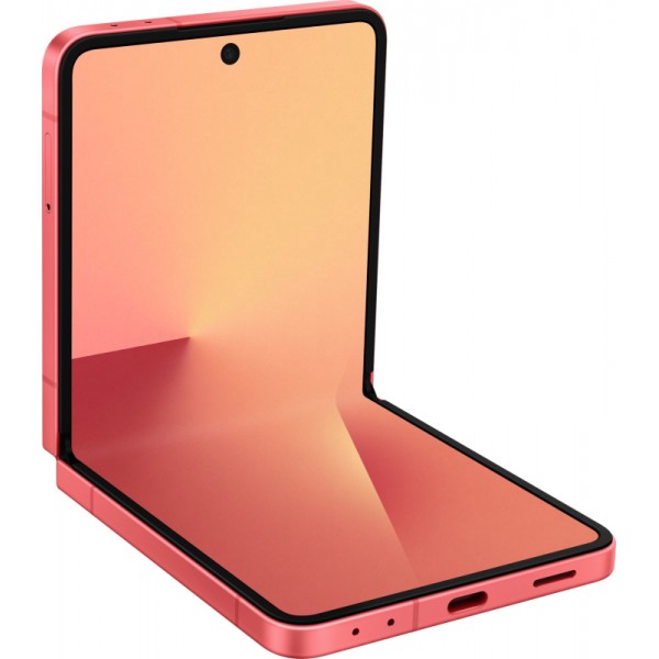 Смартфон Samsung Galaxy Z Flip7 12/256 ГБ в коралловом цвете с поддержкой Dual SIM