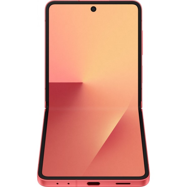 Смартфон Samsung Galaxy Z Flip7 12/256 ГБ в коралловом цвете с поддержкой Dual SIM