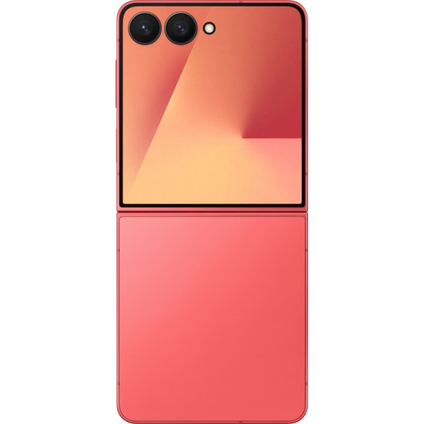 Смартфон Samsung Galaxy Z Flip7 12/256 ГБ в коралловом цвете с поддержкой Dual SIM