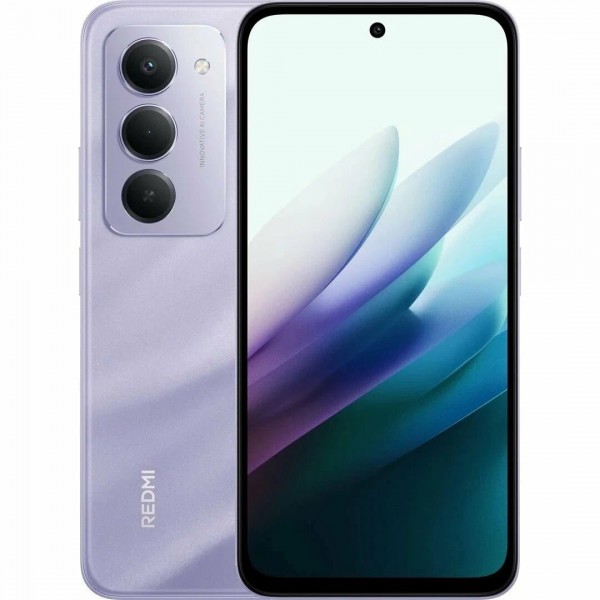 Смартфон Xiaomi Redmi 15 6/128 ГБ, 5G, NFC, Dual nano SIM, Sandy Purple, фиолетовый