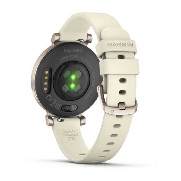 Умные часы Garmin Lily 2 Cream Gold with Coconut Silicone Band, золотой бежевый (010-02839-00)