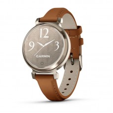 Умные часы Garmin Lily 2 Classic Cream Gold with Tan Leather Band (010-02839-02)