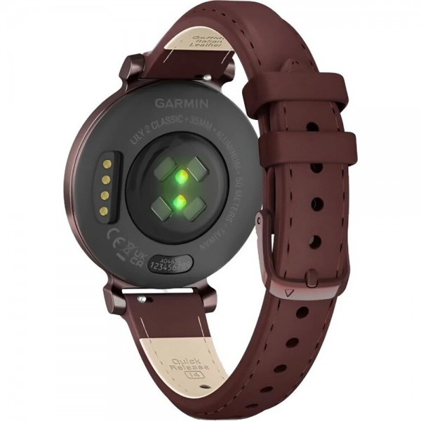Умные часы Garmin Lily 2 Classic Dark Bronze Case with Mulberry Leather Band (010-02839-03)