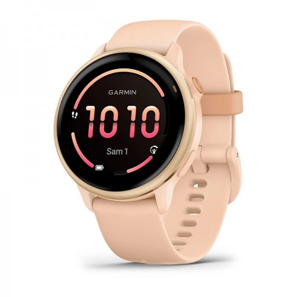 Умные часы Garmin Vivoactive 6, розовый (010-02985-03)