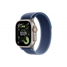 Умные часы Apple Watch Ultra 3 (2025) GPS + Cellular, 49 мм, Natural Titanium Case with Blue/Bright Blue Trail Loop, S/M