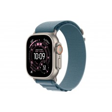Умные часы Apple Watch Ultra 3 (2025) GPS + Cellular, 49 мм, Natural Titanium Case with Light Blue Alpine Loop M