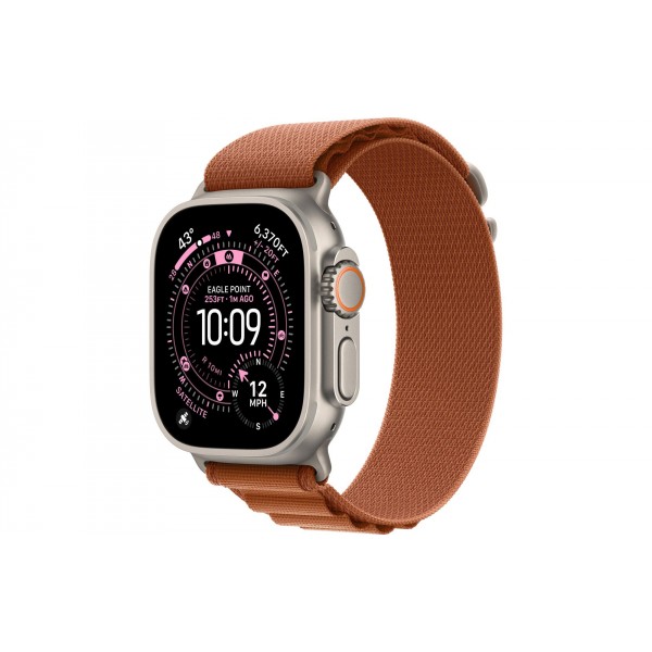 Купить 'Умные часы Apple Watch Ultra 3 (2025) GPS + Cellular, 49 мм, Natural Titanium Case with Terra Cotta Alpine Loop S' в Москве