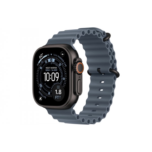 Умные часы Apple Watch Ultra 3 (2025) GPS + Cellular, 49 мм, Black Titanium Case with Anchor Blue Ocean Band